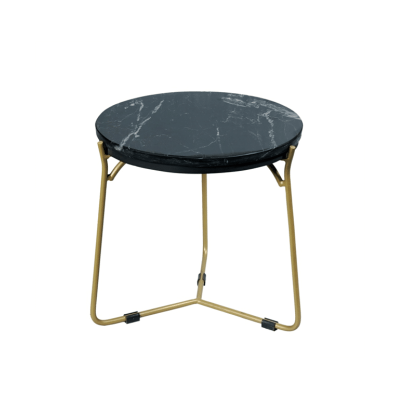 Starfurn Salontafel Caly Black Marble 45 Cm Set Van 2