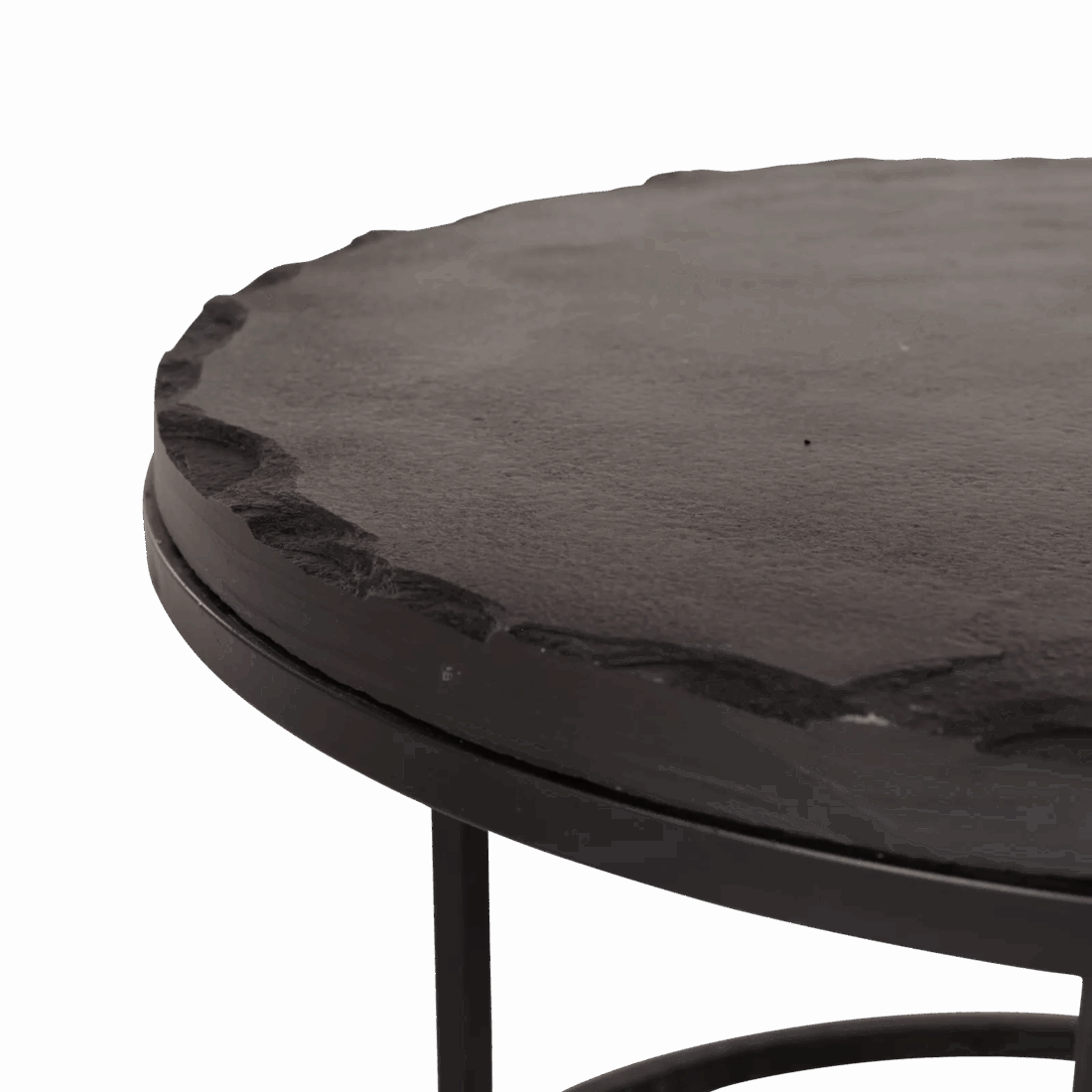 Starfurn Salontafel Ora Black Kadappa Stone 60 Cm Set Van 2