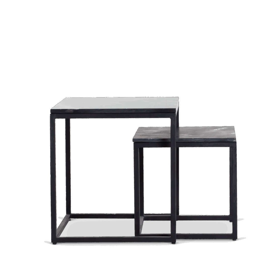 Starfurn Salontafel Daan Black Marble 50 Cm Set Van 2