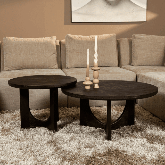 Starfurn Salontafel Guus Zwart 80 Cm