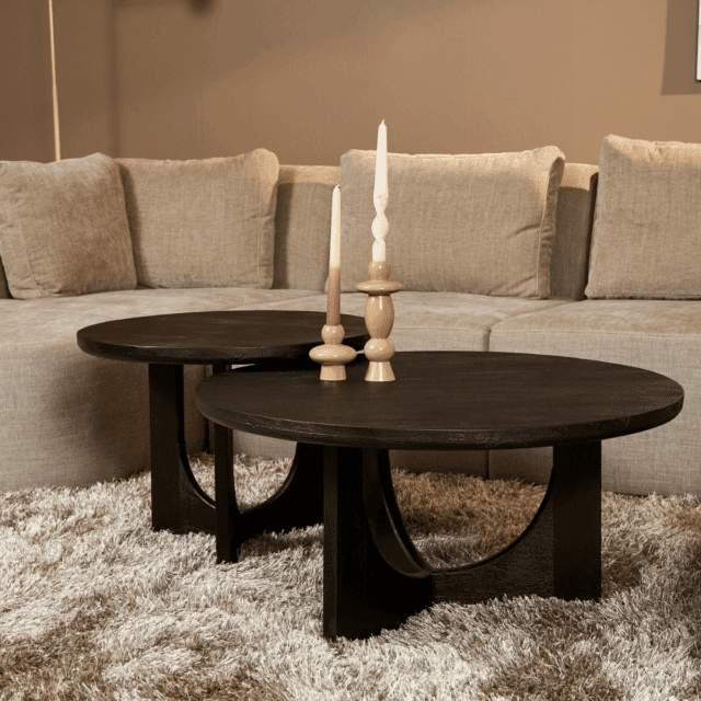 Starfurn Salontafel Guus Zwart 80 Cm