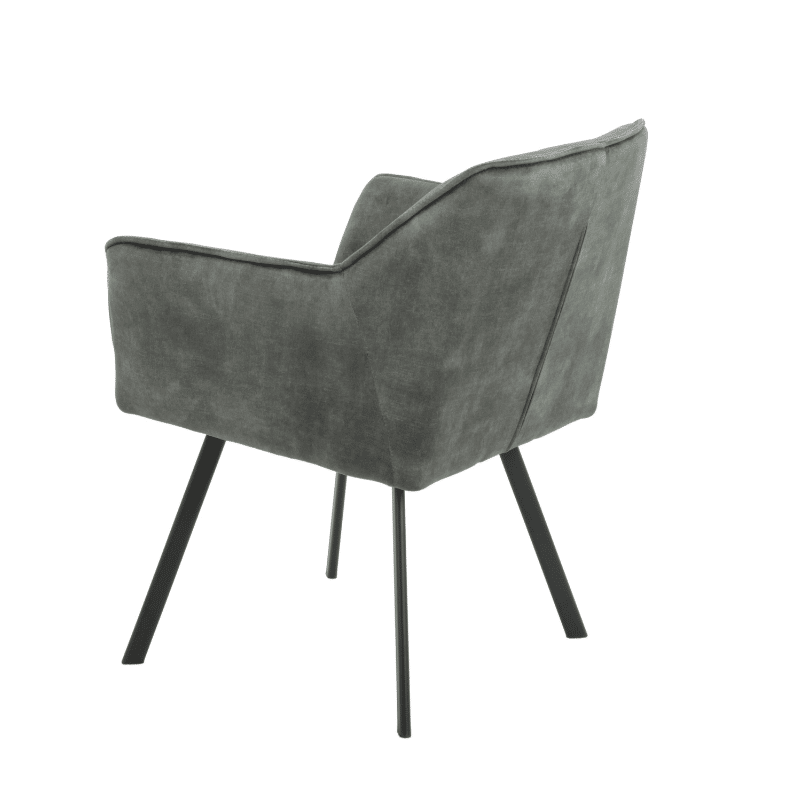 Starfurn Eetkamerstoel Emma Velvet Hunter Green Met Armleuning