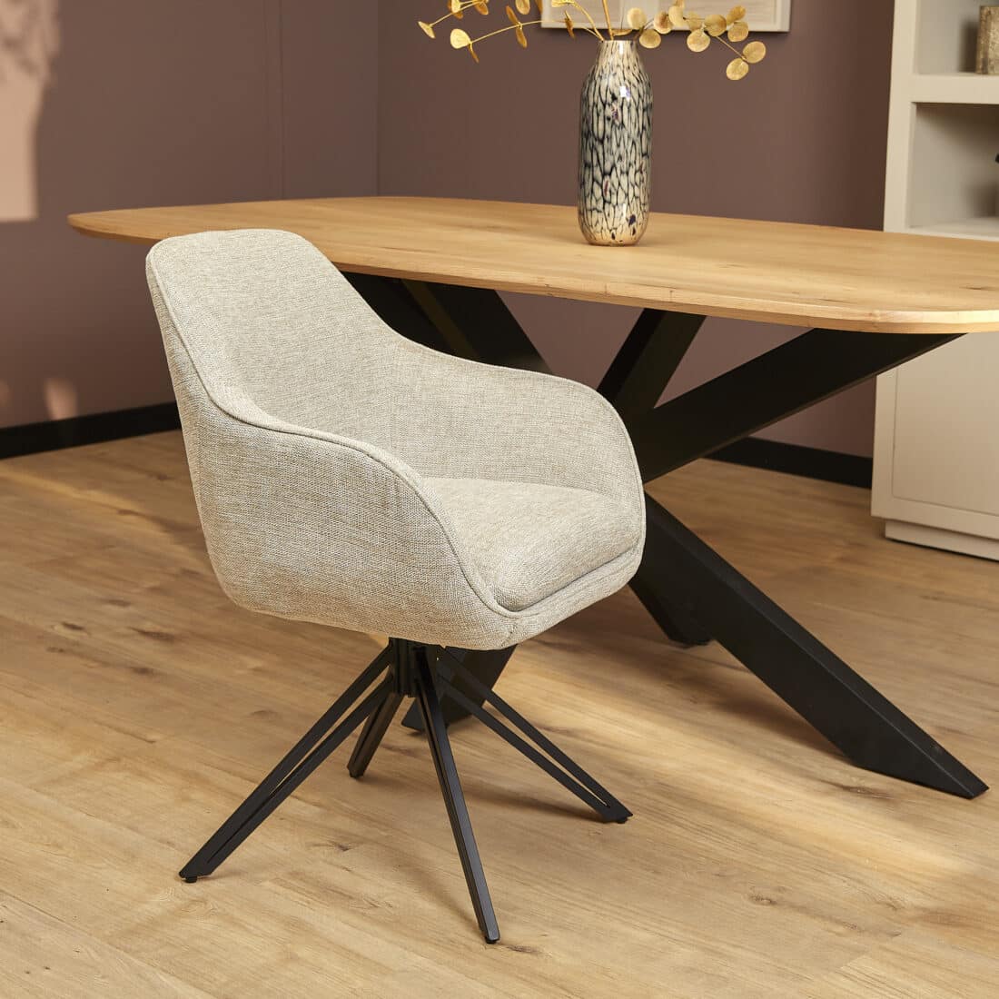 Starfurn Eetkamerstoel Jens Beige