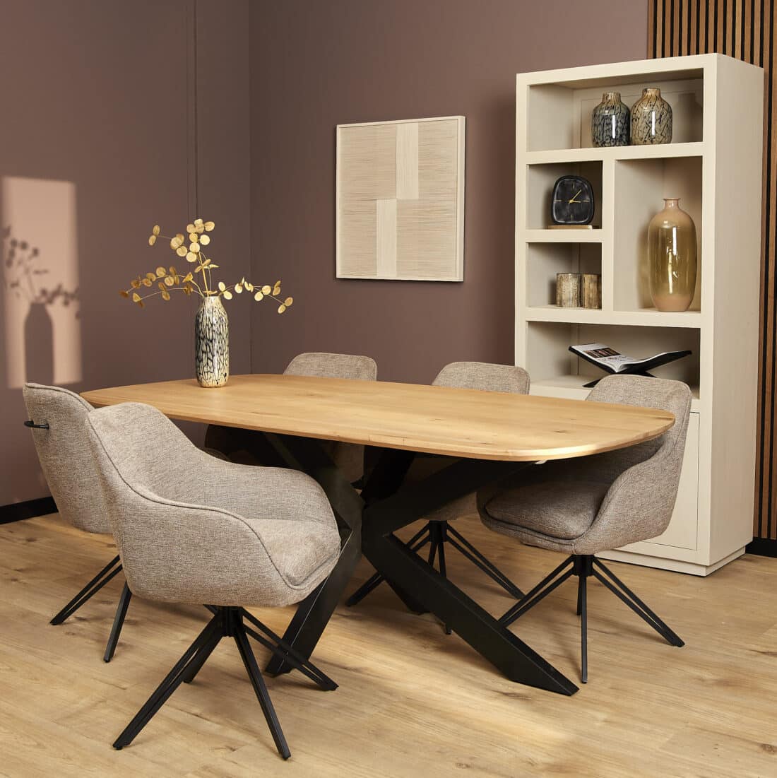 Starfurn Eetkamerstoel Jens Light Grey