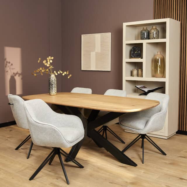 Starfurn Eetkamerstoel Jens Light Grey