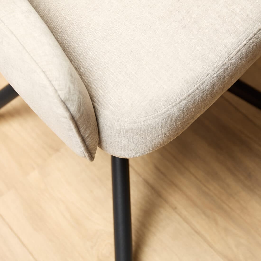 Starfurn Eetkamerstoel Hanna Beige Met Armleuning