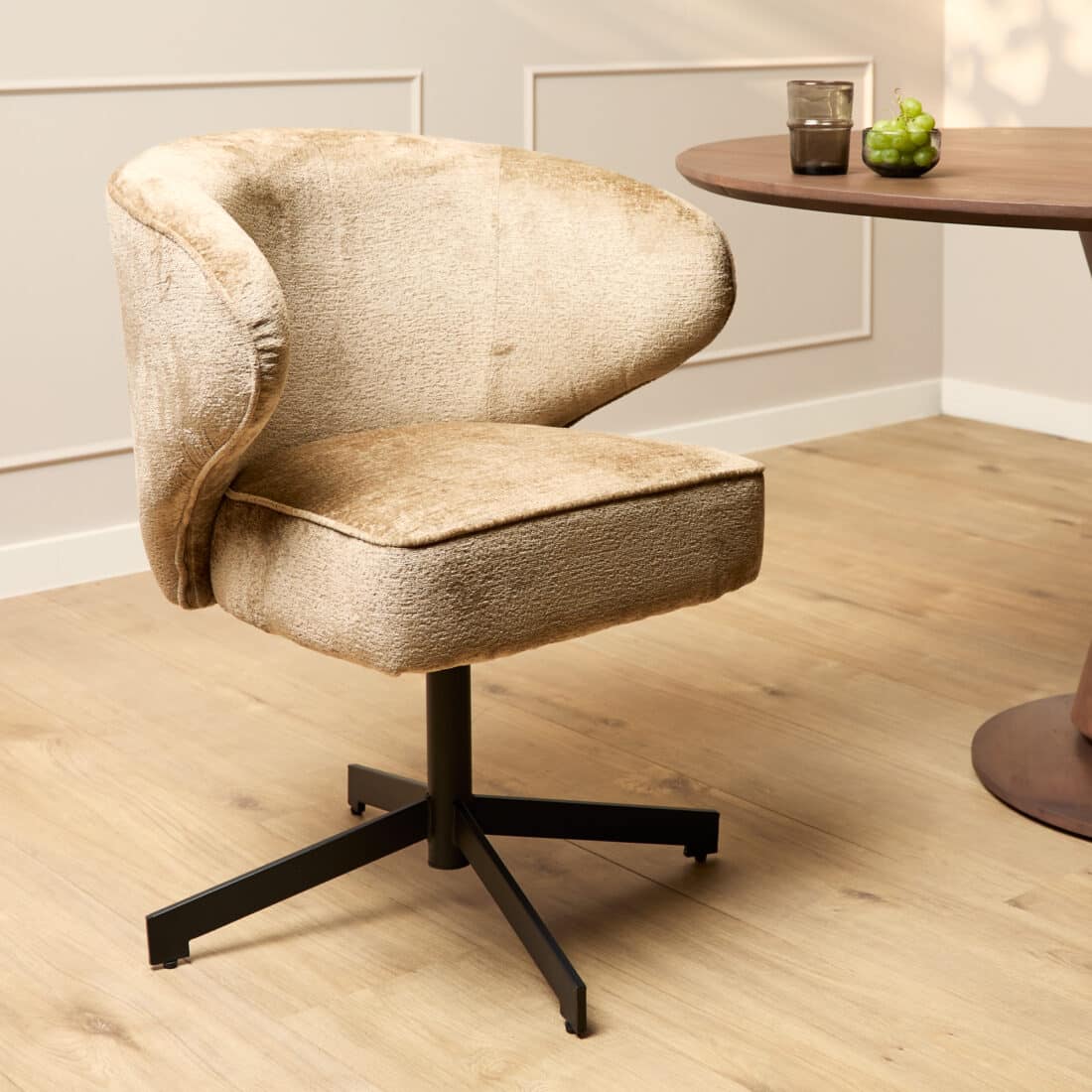 Starfurn Eetkamerstoel Persie Light Brown
