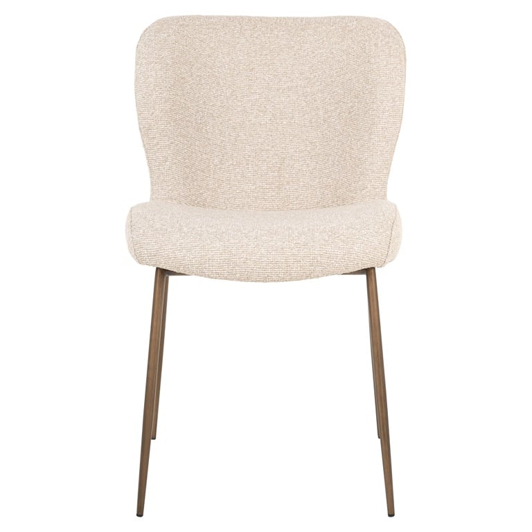 Voorkant Richmond Interiors eetkamerstoel Odarby Biscotti (Set van 2)