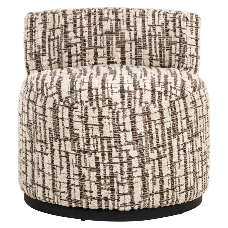 Voorkant Richmond Interiors fauteuil Franny creme