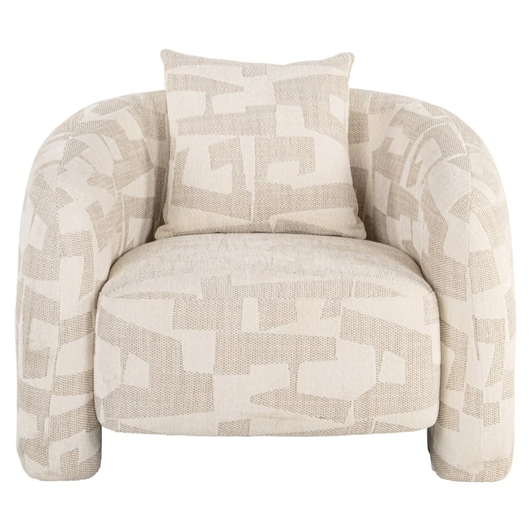 Voorkant Richmond Interiors fauteuil Tuscany beige