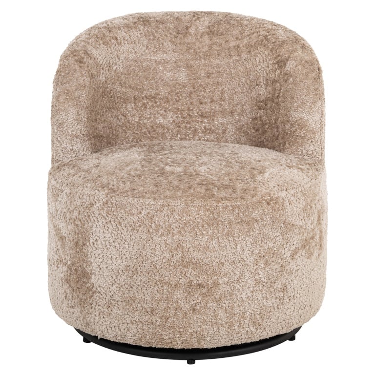 Voorkant Richmond Interiors kinder draaifauteuil Jackie nature
