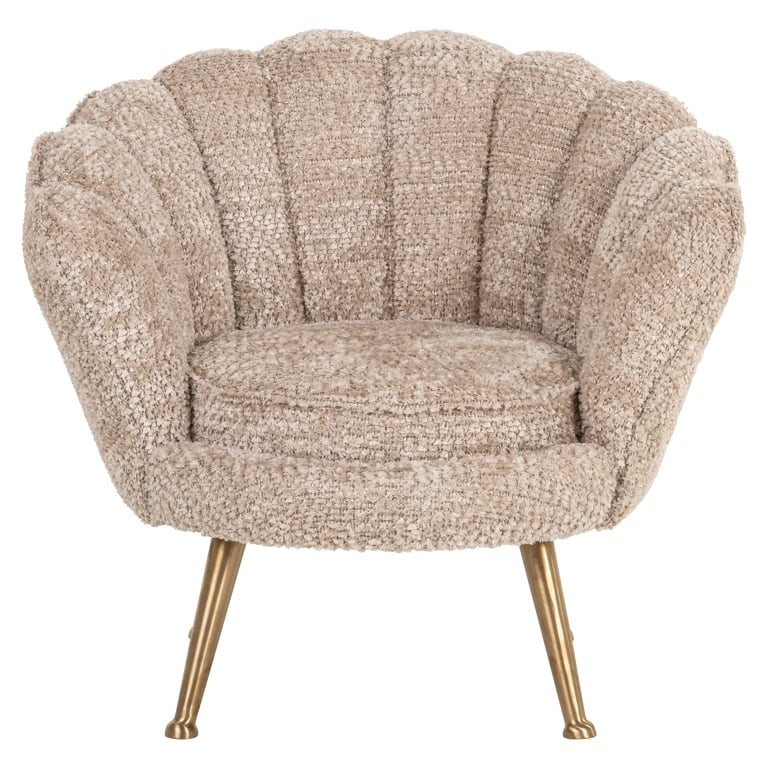 Voorkant Richmond Interiors kinder fauteuil Charly beige