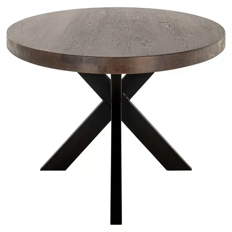 Zijkant Richmond Interiors eettafel Watson 235 cm bruin eiken