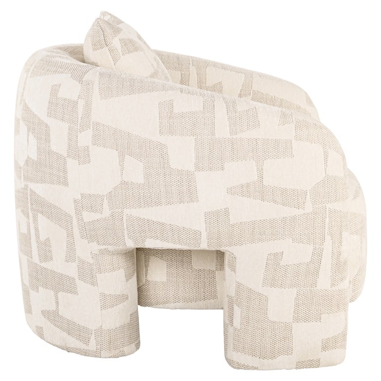 Zijkant Richmond Interiors fauteuil Tuscany beige