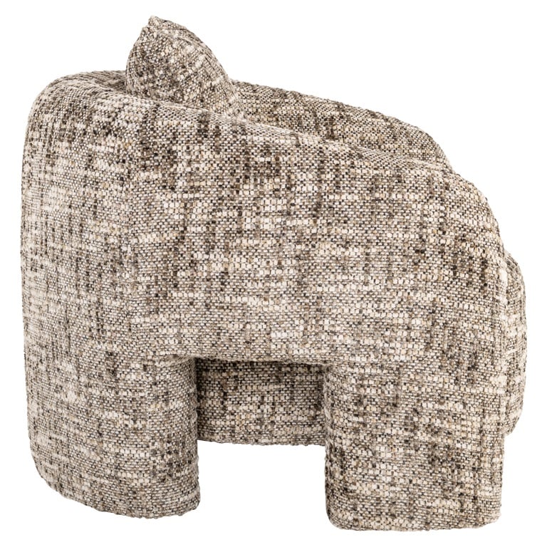 Zijkant Richmond Interiors fauteuil Tuscany bruin