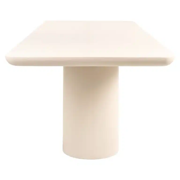 Zijkant Richmond Interiors indooroutdoor eettafel Urban Bloom 230 cm sandstone