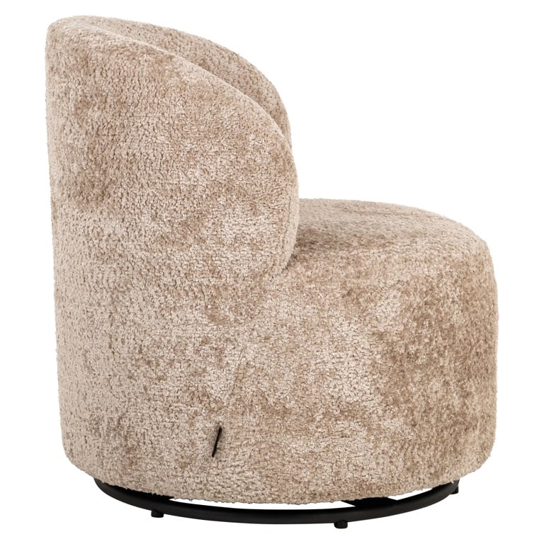 Zijkant Richmond Interiors kinder draaifauteuil Jackie nature