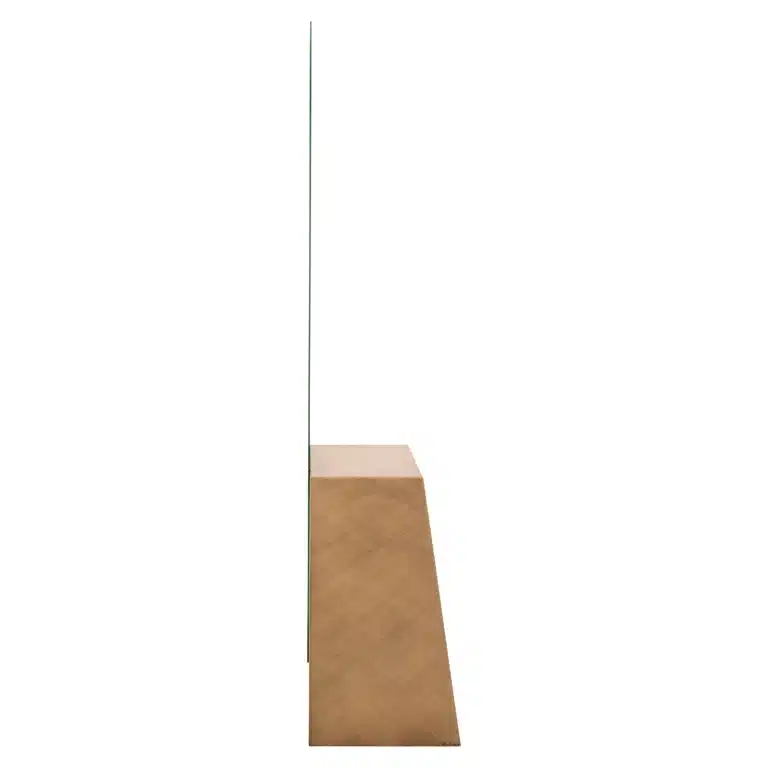 Zijkant Richmond Interiors spiegel Mayla 75x40,5x202 cm geborsteld goud