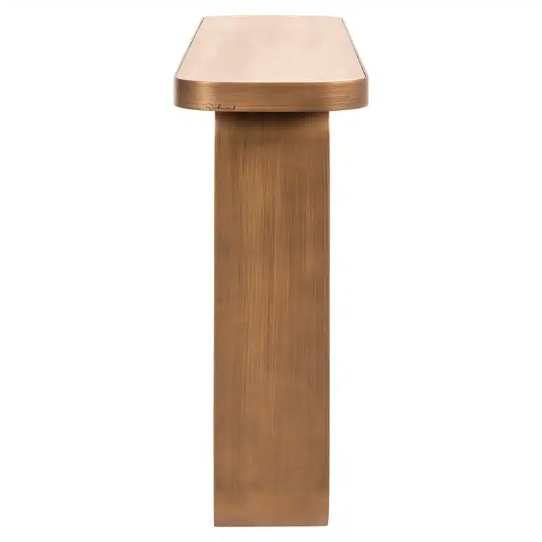 Zijkant Richmond Interiors wandtafel Locarno 120x31x83,5 cm keramiek