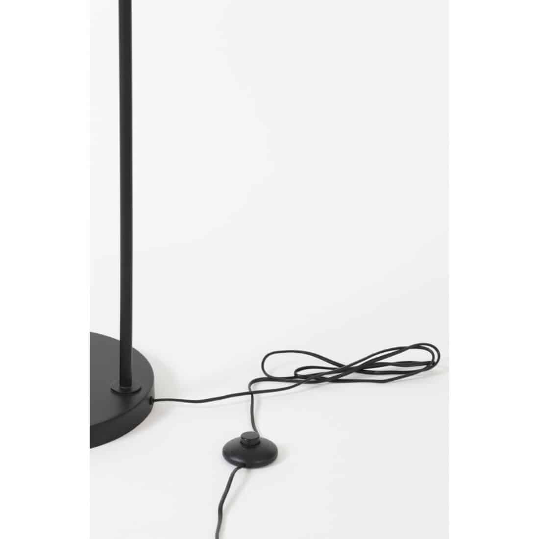 detailfoto Light & Living vloerlamp 35x30x160 cm Alvaro mat zwart