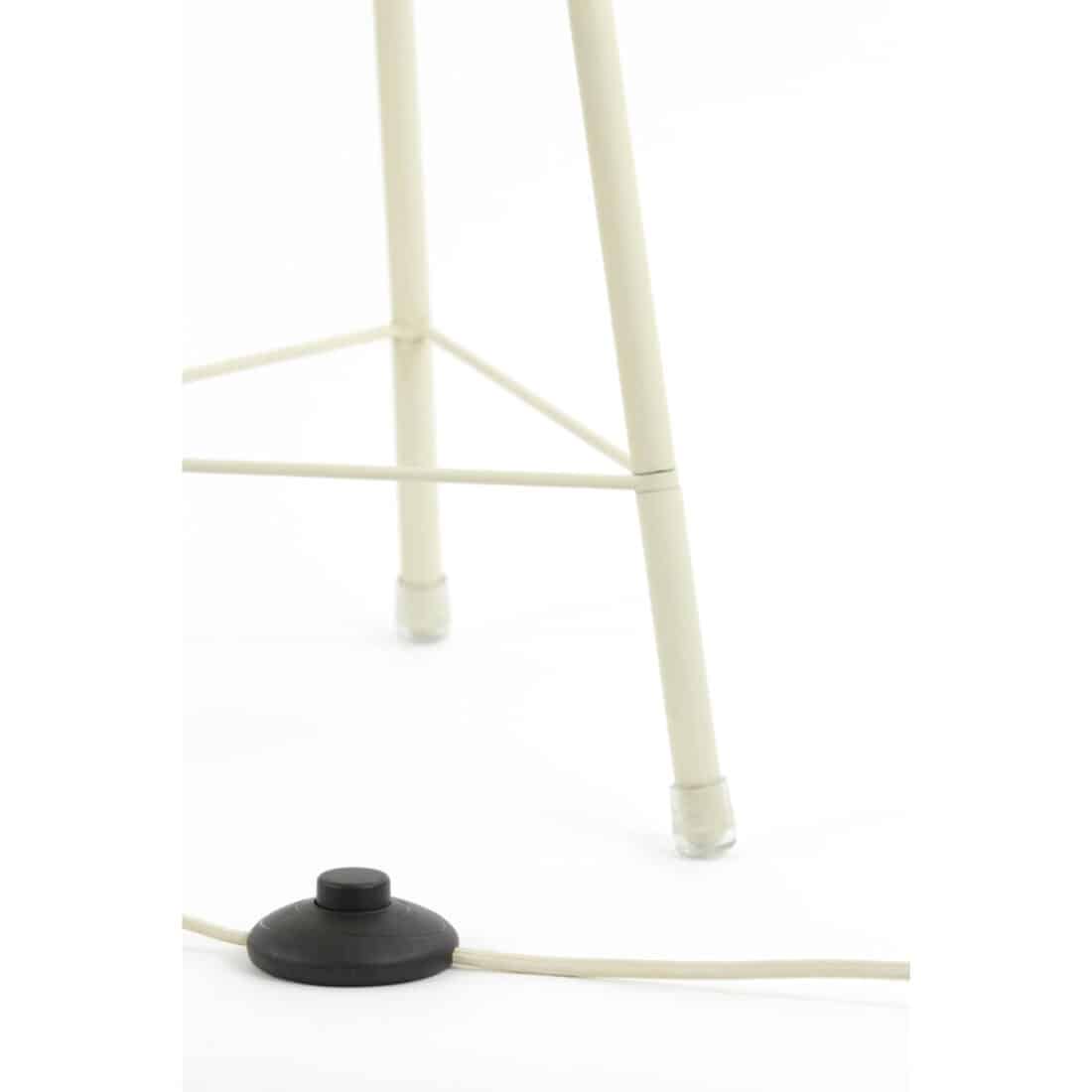 detailfoto Light&Living vloerlamp driepoot Ø42x132 cm Plumeria sand