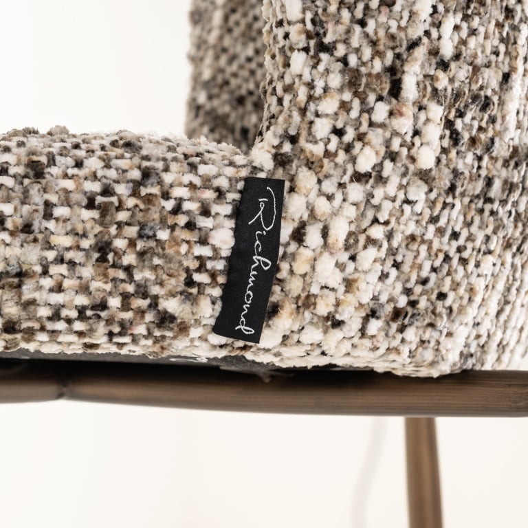 detailfoto Richmond Interiors barstoel Odarby bruin