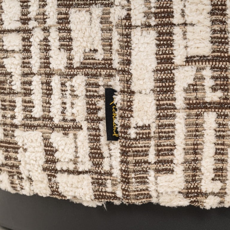 detailfoto Richmond Interiors poef Lexie creme