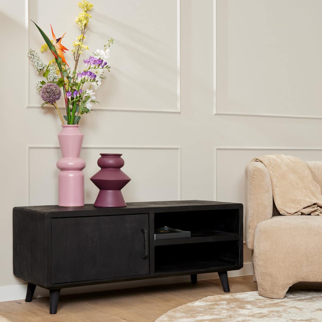 Starfurn Tv Meubel Omaha Black 120 Cm