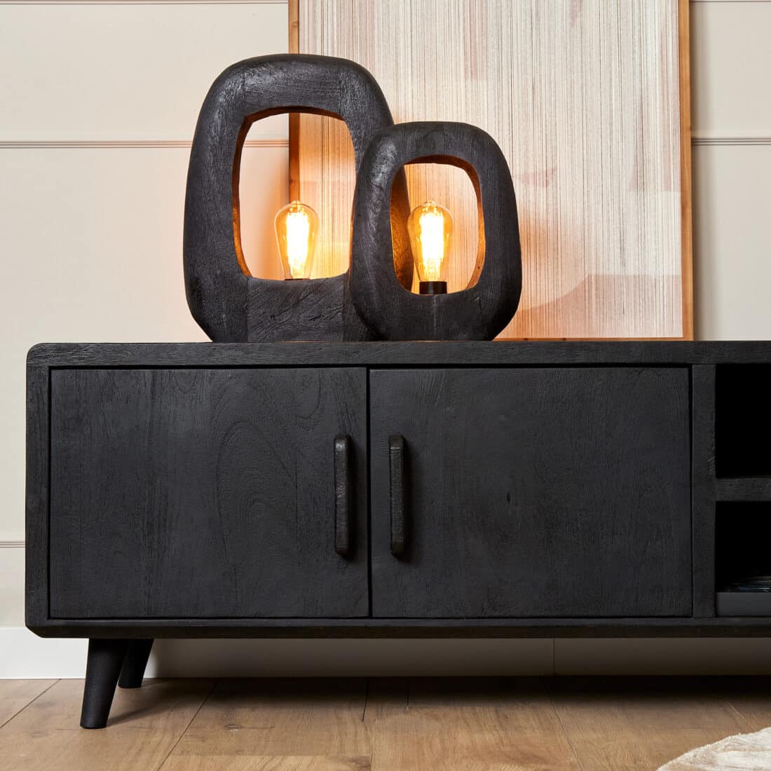 Starfurn Tv Meubel Omaha Black 240 Cm
