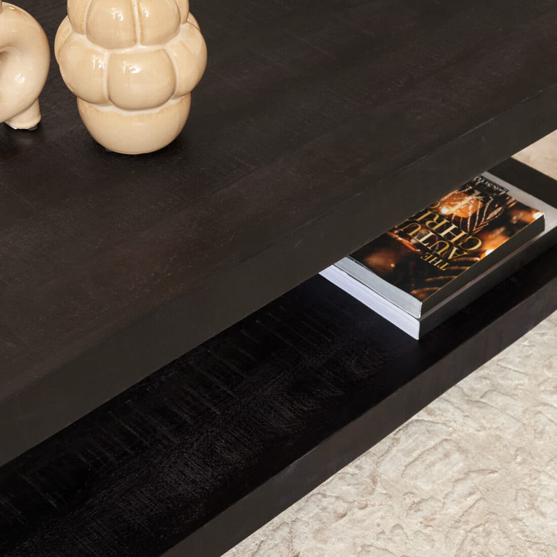 Starfurn Salontafel Boaz Black 110 Cm Onderblad