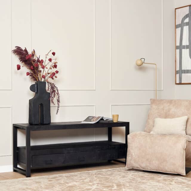 Starfurn Tv Meubel Boaz Black 150 Cm