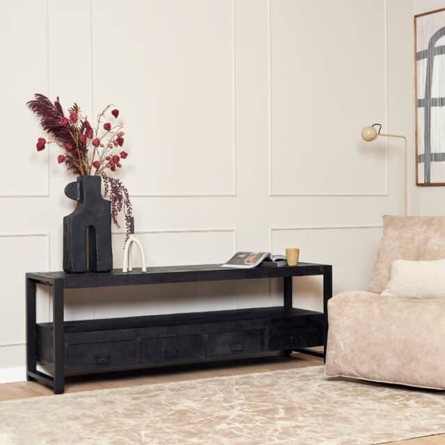 Starfurn Tv Meubel Boaz Black 180 Cm