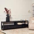 Starfurn Tv meubel Boaz Black | 220 cm