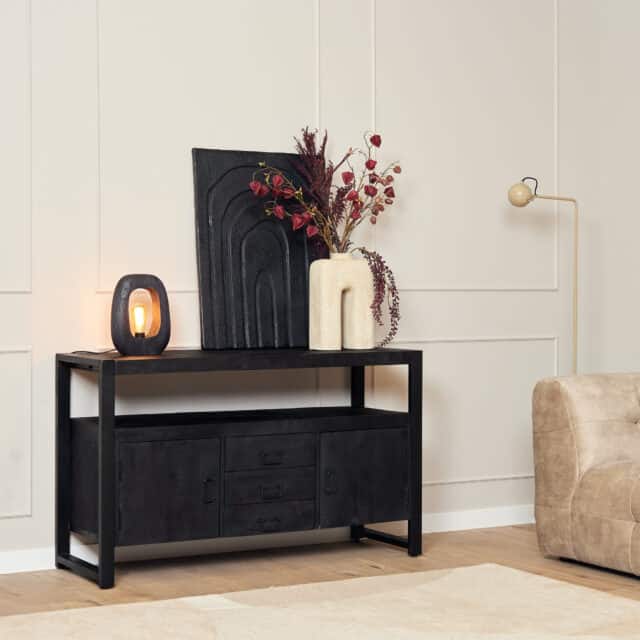 Starfurn Dressoir Boaz Black 135 Cm