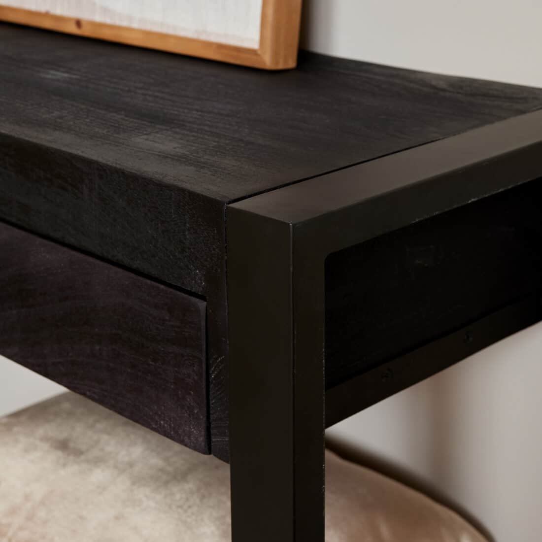 Starfurn Sidetable Boaz Black 120 Cm