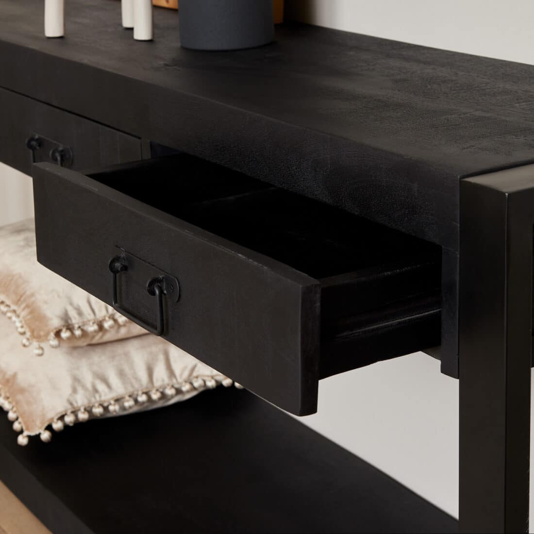 Starfurn Sidetable Boaz Black 150 Cm