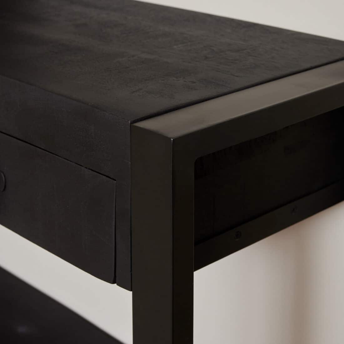 Starfurn Sidetable Boaz Black 150 Cm