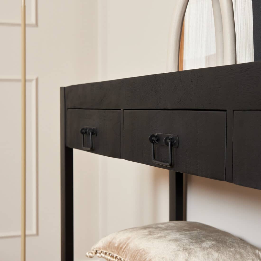 Starfurn Sidetable Boaz Black 150 Cm
