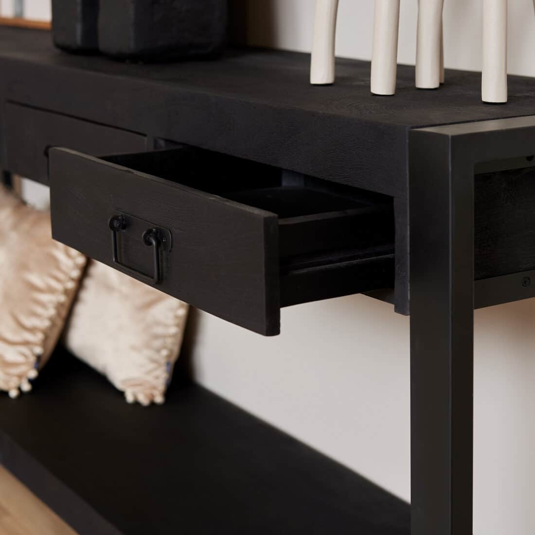 Starfurn Sidetable Boaz Black 180 Cm