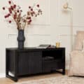 Starfurn Tv meubel Boaz Black | 110 cm | met deur en lade