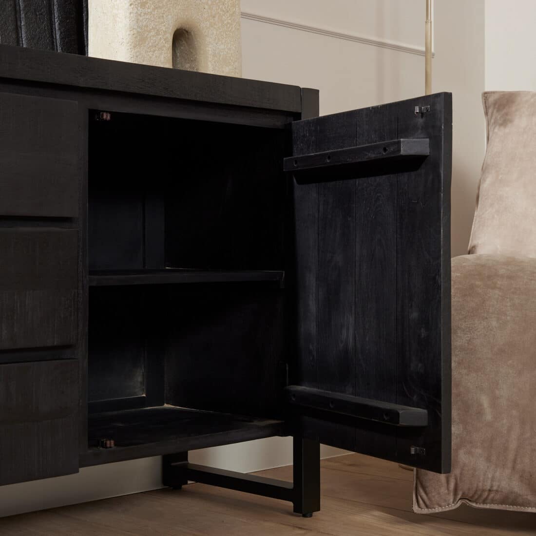 Starfurn Dressoir Boaz Black 160 Cm