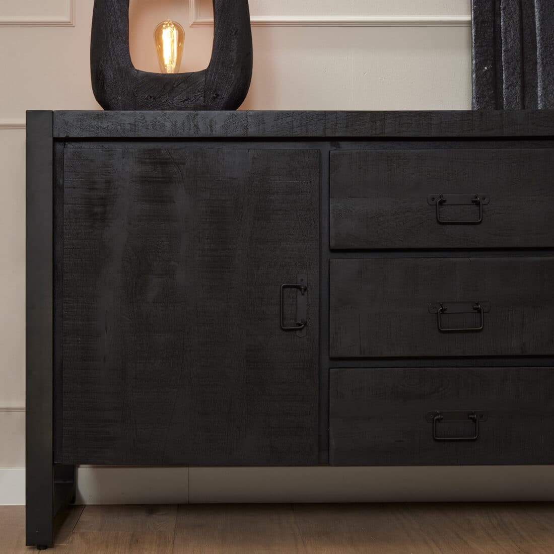 Starfurn Dressoir Boaz Black 160 Cm