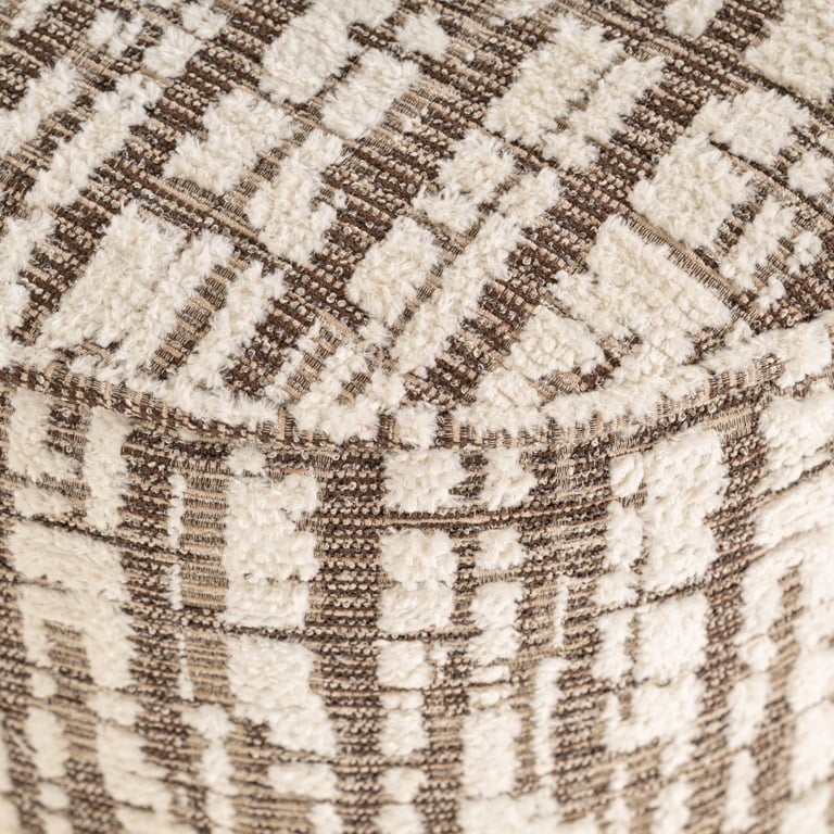 stof Richmond Interiors poef Lexie creme