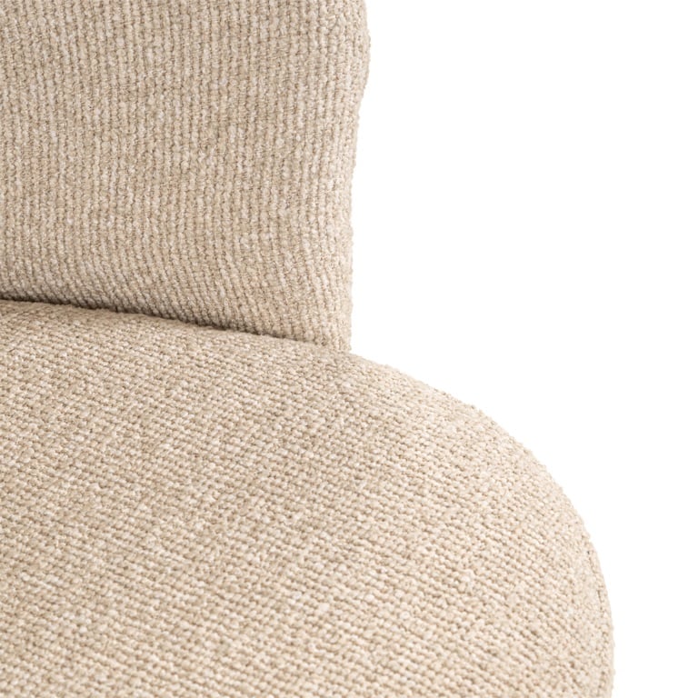 stof Richmond interiors eetkamerstoel Zendaya draaibaar met arm biscotti