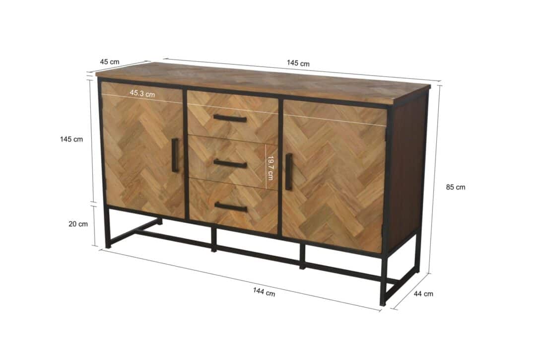 Livingfurn Dressoirs Accent 145cm
