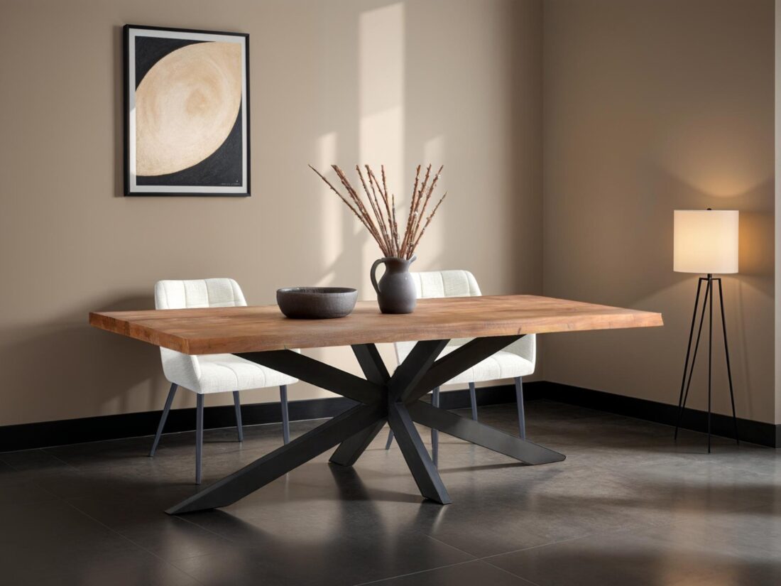Livingfurn Eetkamertafels Sturdy Tree Top Spider 200 Cm