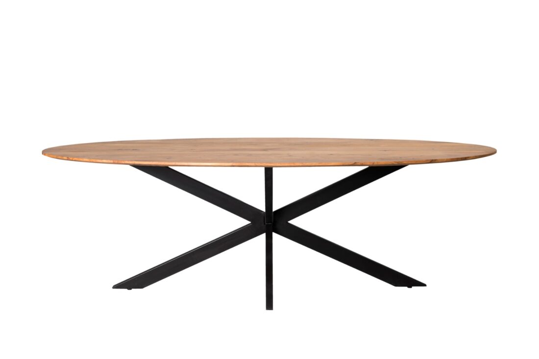 Livingfurn Eetkamertafels Oslo Oval Acasia 210 Cm