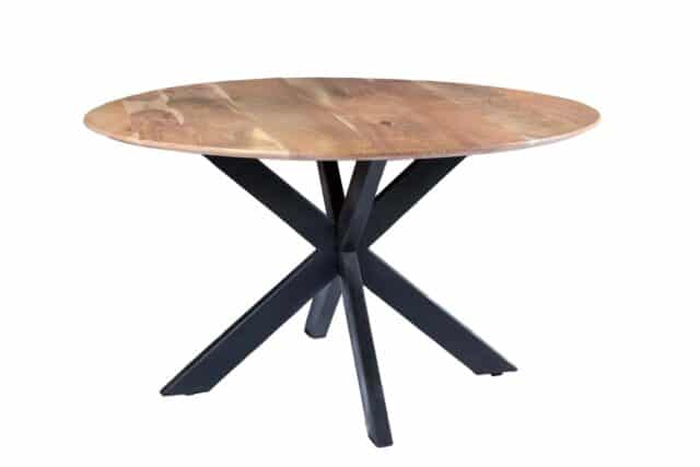 Livingfurn Eetkamertafels Oslo Round Acasia 120 Cm