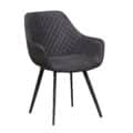 Livingfurn Eetkamerstoelen Luca Antraciet