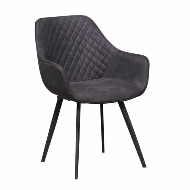 Livingfurn Eetkamerstoelen Luca Antraciet
